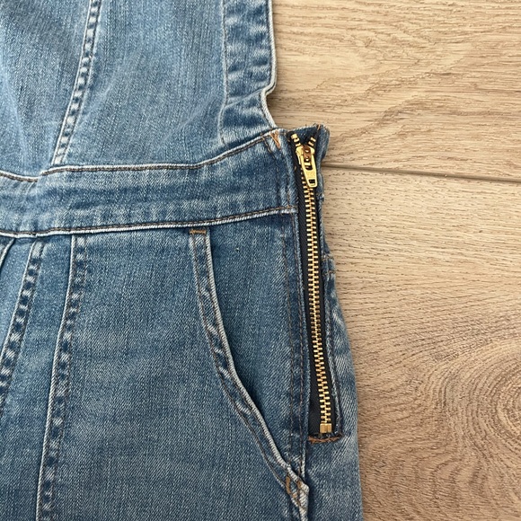 Madewell Overalls Drop Hem Edition Thin Back Straps - Picture 11 of 12